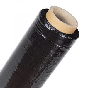Film de plástico negro para embalar en formato manual