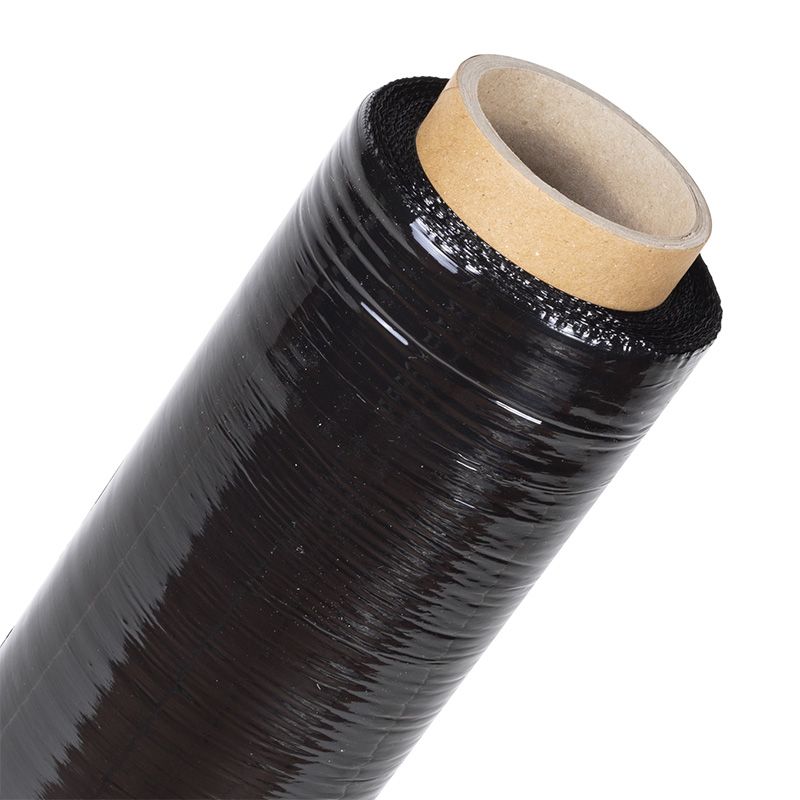 Film de plástico negro para embalar en formato manual