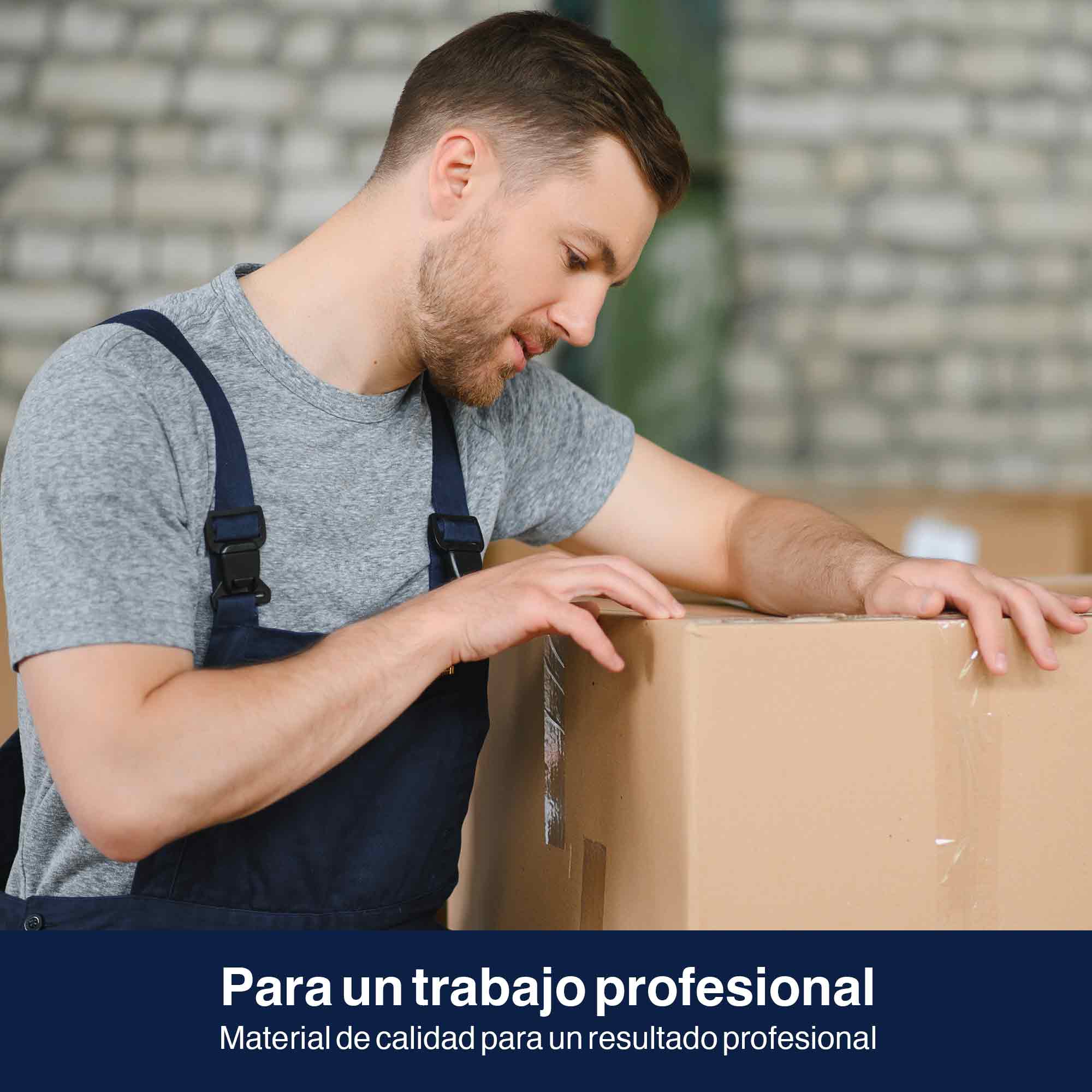 Precinto blanco para embalar
