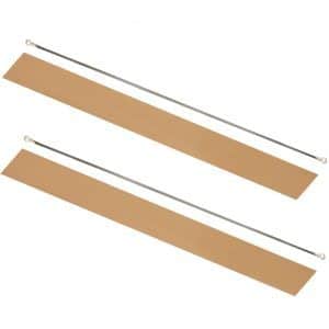 Kit de repuestos para las máquinas selladoras de bolsas, 2 resistencias y 2 teflones antiadherentes